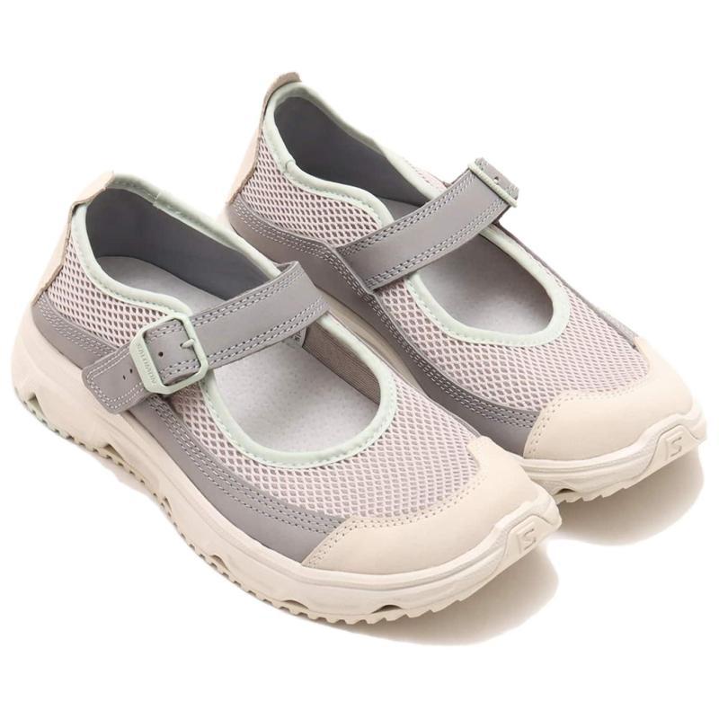 SALOMON Туфли Мэри Джейн на платформе Женские серые кроссовки 477504