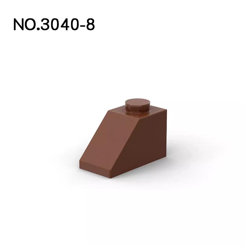 20 шт. Детали MOC 3040 Скат 45° 2 x 1 Совместимые Кирпичики DIY Сборка Строительные Блоки Частицы Детская Головоломка Развивающая Игрушка Подарок