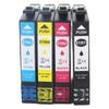 4 Colors Ink Cartridge Inkjet Printer Cartridge Replacement for Expression Black Cyan Magenta Yellow