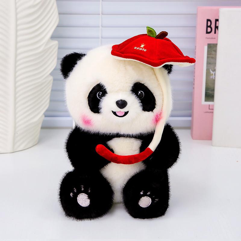 Милая кукла панда, имитация плюшевой куклы, подушка для бросания, сувенир, подарок на день рождения