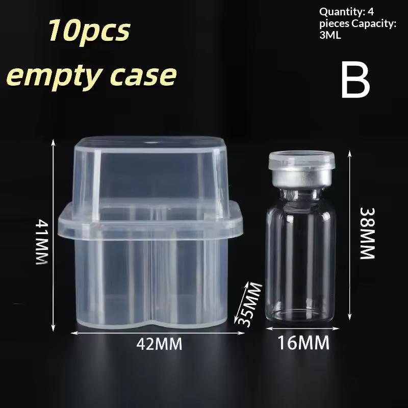 3ML Peptide Storage Box Reliable Vial Organizer for Secure Laboratory Environment