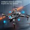 Дрон V188 с двумя объективами, WIFI, профессиональной воздушной камерой 6K, RGB-градиентным светом, прожектором, световым потоком, бесщеточным складным дроном