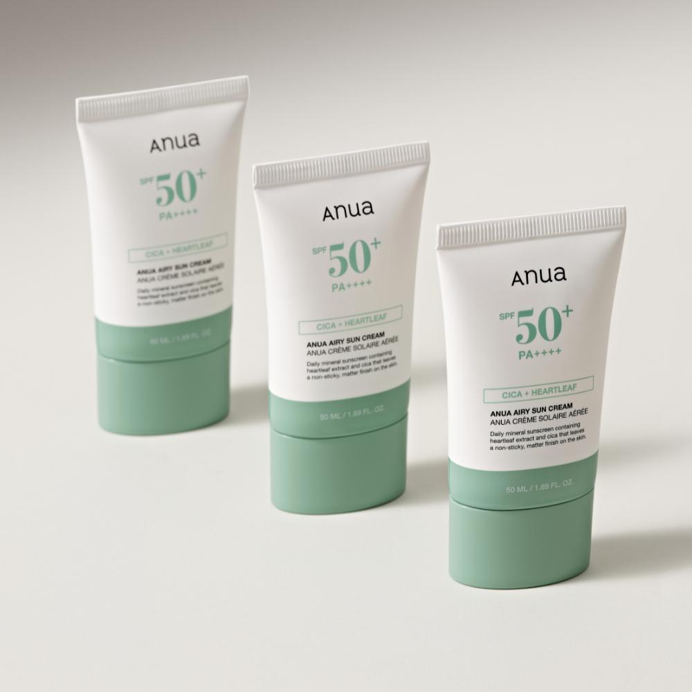 Anua Воздушный солнцезащитный крем SPF 50+ PA++++ 50мл