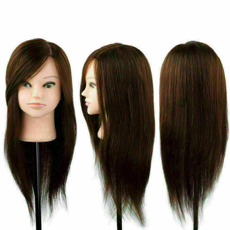 Профессиональная голова манекена, человеческие волосы, парикмахерская, Практика, прическа, кукла-парикмахер