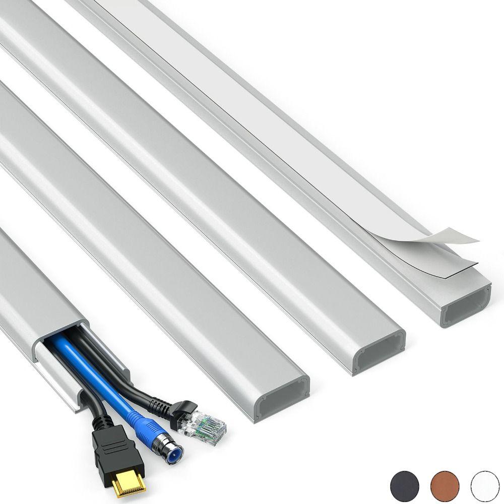1m Cord Hider Paintable Cable Concealer High Quality Electric Wire Slot Home