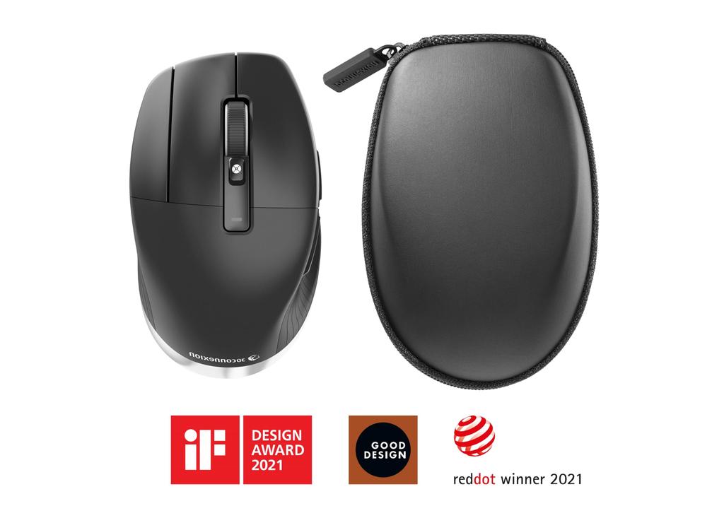 3Dconnexion 3DX-700117 CadMouse Pro Wireless Left USB-C CMPWL Left-Handed Mouse
