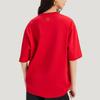 adidas Футболки унисекс CNY Светло-алый Круглый вырез Средняя KR3078