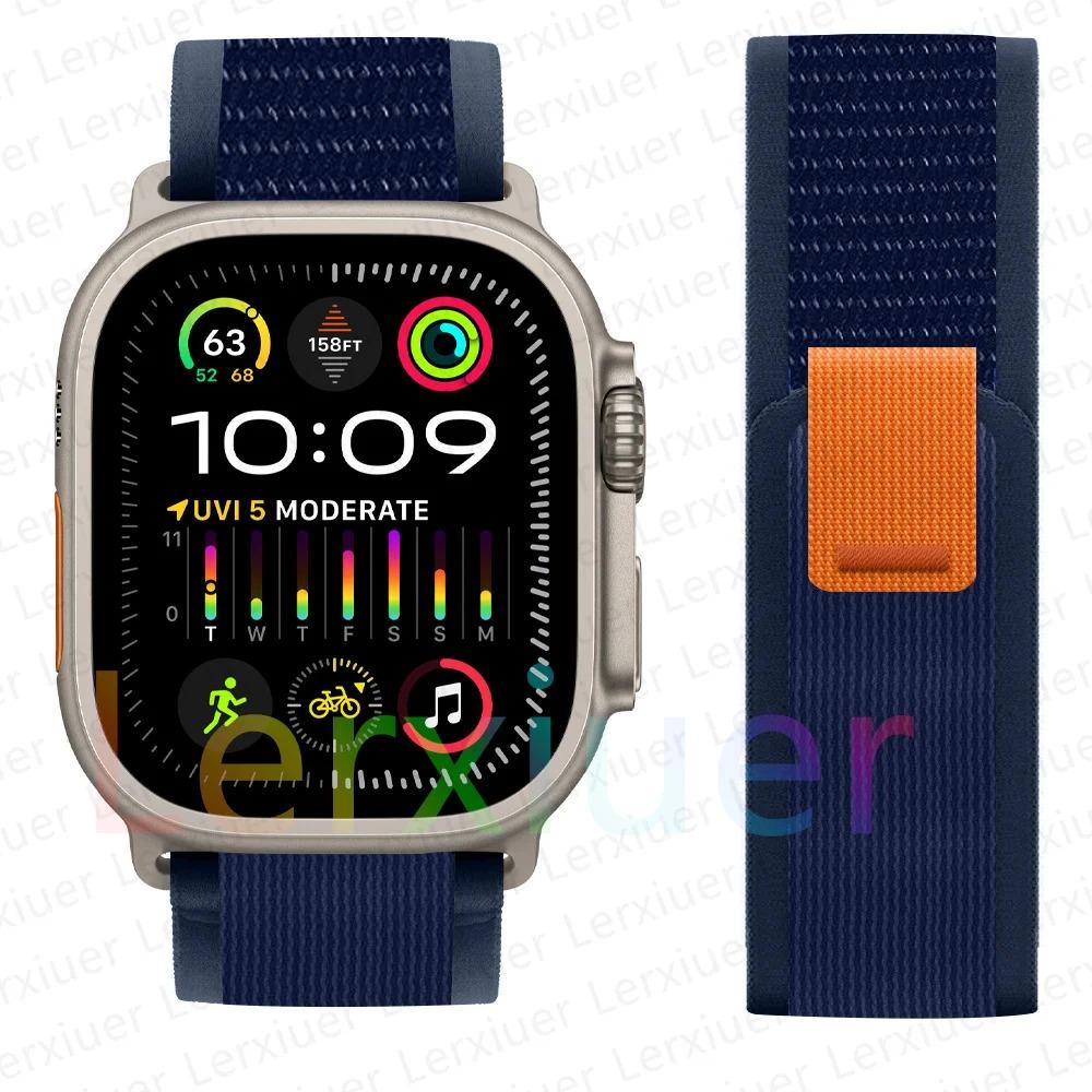 Ремешки для Apple Watch ultra2 ремешок 49мм 46мм 42мм 44мм 40мм 45мм 41мм Trail loop браслет correa iwatch series se 3 7 8 9 10 11