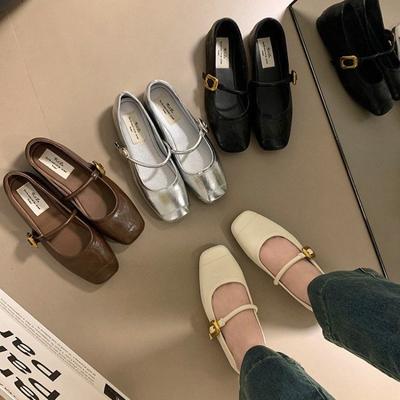 Мода Новый Стиль Женские Туфли Мэри Джейн с Квадратным Носком Модные Женские Удобные Мягкая Подошва Вечеринка Свадьба Женская Обувь Zapatos Mujer