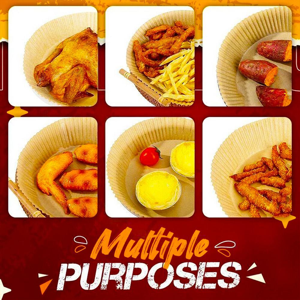 Бумага для выпечки Бумага для выпечки в аэрогриле Одноразовый бумажный вкладыш Натуральный