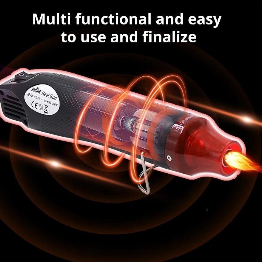 220/110В Горячий Воздушный Фен DIY Инструмент Тепло Электронный Электроинструмент Мини Пайка Температура Ремесла Фен с Поддерживающим Сиденьем Термоусадка