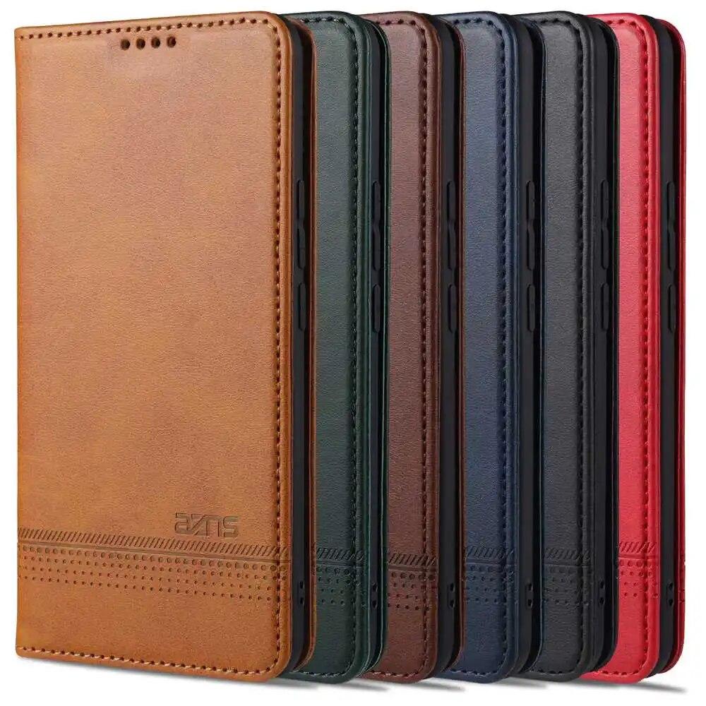 Magnetic Flip Case for Xiaomi POCO X3 GT X3 Pro NFC Case Leather Wallet Case for Poco X6 M2 M3 M4 X4 Pro 4G 5G Cover