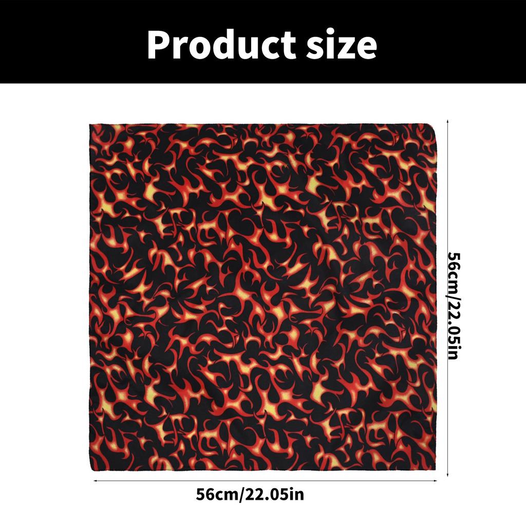 3Pcs Fashion Square Scarf Soft Scarves Bandana Headscarf Neck Hair Wrap Decors Breathable Headwear For Outdoor Activity