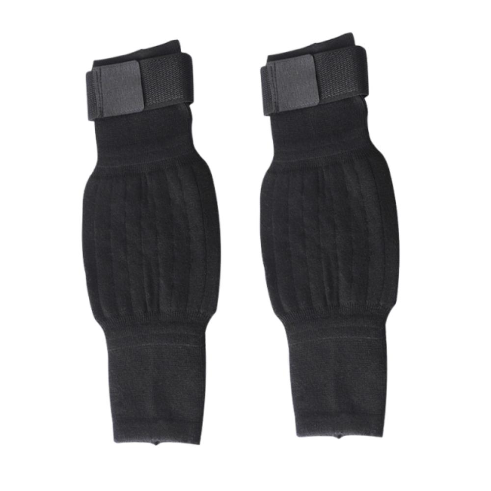 Теплозащитные наколенники Защита коленей от холода Ветрозащитные Эластичные Толстые Защитники коленей с ремнями Накладки на ноги Термальные гетры для ног Старые холодные ноги