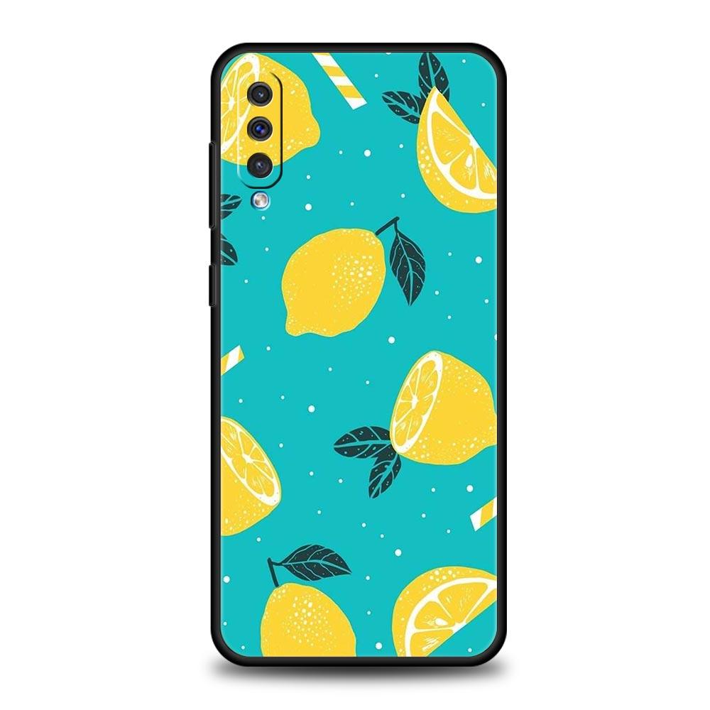 Чехол для телефона Mediterranean Lemon для Samsung Galaxy A52 A50 A70 A10 A30 A40 A20S A20E A02S A12 A22 A72 A32 5G A04s Силиконовый чехол
