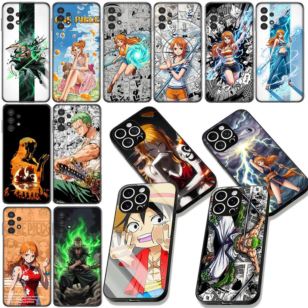 Чехол для телефона Nami One Piece Roronoa Zoro Luffy для Xiaomi Redmi Note 12 11 10 A3 Pro 10A 10C 12C Note12 5G Защитный чехол