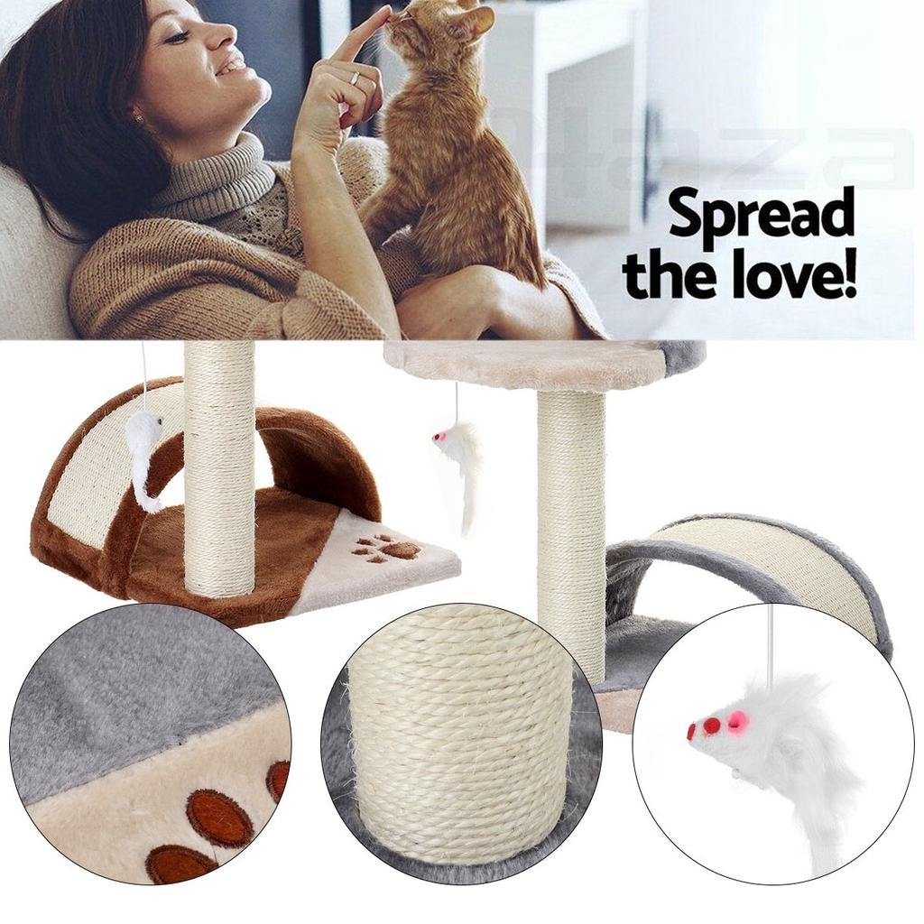 42 см кошачья башня для скалолазания, доска для тренировки царапин, тренировочная рамка с домиком для домашних животных, плюшевый коврик против падения для домашних животных