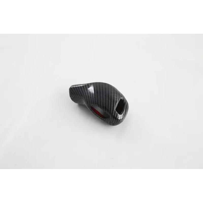 For MG HS RHD 2018 2024 ABS Carbon Fiber Gear Head Shift Knob Frame Cover Trims Car Styling Accessories