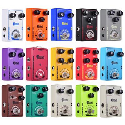 Педаль эффектов для гитары Dolamo True Bypass FUZZ Distortion Overdrive D1-D14 для бас-гитары электрогитары