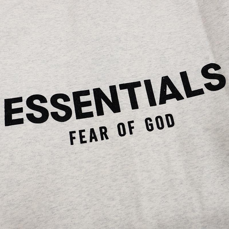 Худи Fog Essentials с flocked-буквами - Унисекс, свободный крой, с подкладкой из плюша