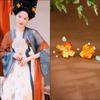 Цветочная заколка для волос Ханьфу с кисточкой в китайском стиле, палочка для волос, ретро, для девочки