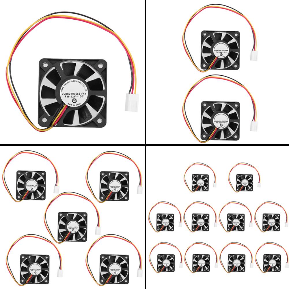3 Pin 1/2/5/10pcs DC Brushless Fan CPU Cooling Fan 4000 RPM 220mm CPU Card Fan 12V 9 Blades for PC Computer