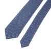 Louis Vuitton M76844 Галстук Monogram темно-синий шелковый мужской