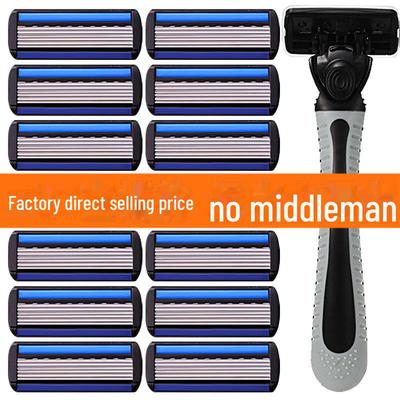 Шестислойное лезвие из нержавеющей стали для мужчин