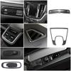For Volvo XC60 2018-2024 Headlight Switch Button Decoration Cover Air Conditioner Vent Outlet Trim Interior Black Sticker