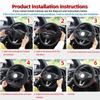 Car Steering Wheel Cover Anti Slip Breathable Leather Wheel Protector Car Styling Accessory Steering Universal Interior 37- W0U0