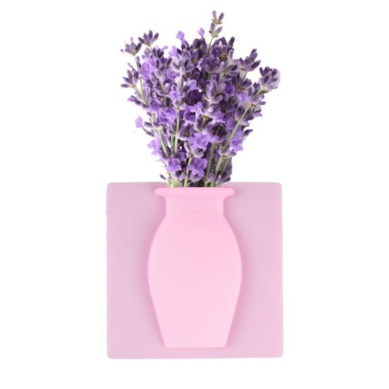 3/6 шт. настенное крепление силиконовая ваза многоразовая самоклеящаяся для дома, офиса, внутреннего холодильника, окна