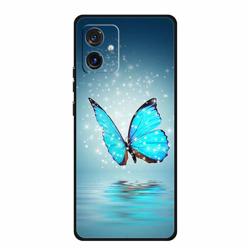 For Motorola G14 4G Case Animals TPU Silicone Soft Cover Phone Cases for Moto G14 G 14 MotoG14 PAYF0010IN Shockproof Wolf Fundas