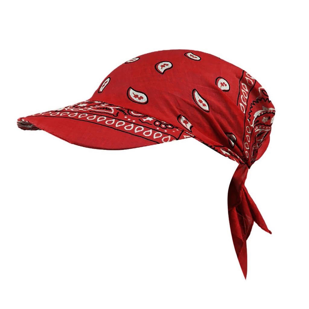 Women India Muslim Retro Floral Cotton Towel Cap Turban Baseball Hat Wrap