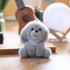 Funny Cute Scarf Teddy Dog Puppy Plush Dolls Soft Ragdoll Keychain Pendant Bag Hanging Ornaments Keyring Stuffed Toys Kids Gifts