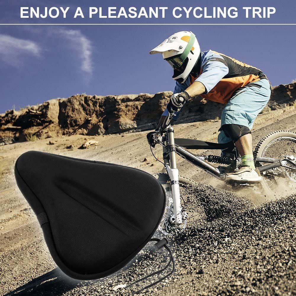Waterpoof Comfortable Widen Bike Saddle Cover Cycling Accessories Bicycle Cushion Bike Seat Cushion