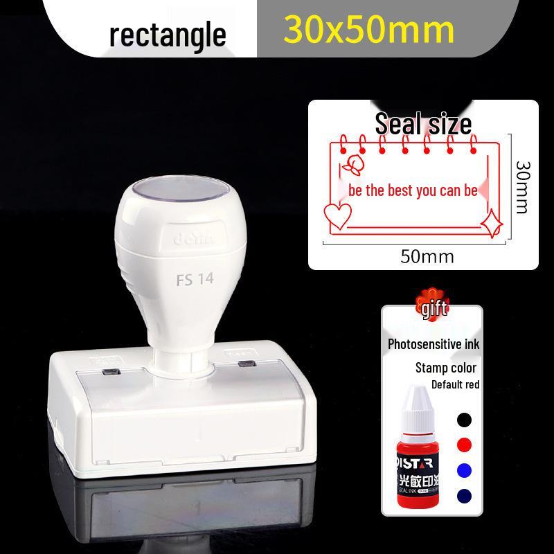 Штамп с индивидуальным логотипом цветочного магазина - Дизайн печати, узоры для DIY (Круглый и Прямоугольный)