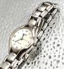 [USED] Seiko Exceline Watch, Small Silver with 4 Diamonds