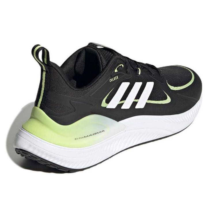 Adidas Alphamagma Q2 Comfortable Trendy Mesh Slip-Resistant Wear-Resistant Breathable Low-Top Casual Running Shoes Unisex Sneakers Black White GX7306