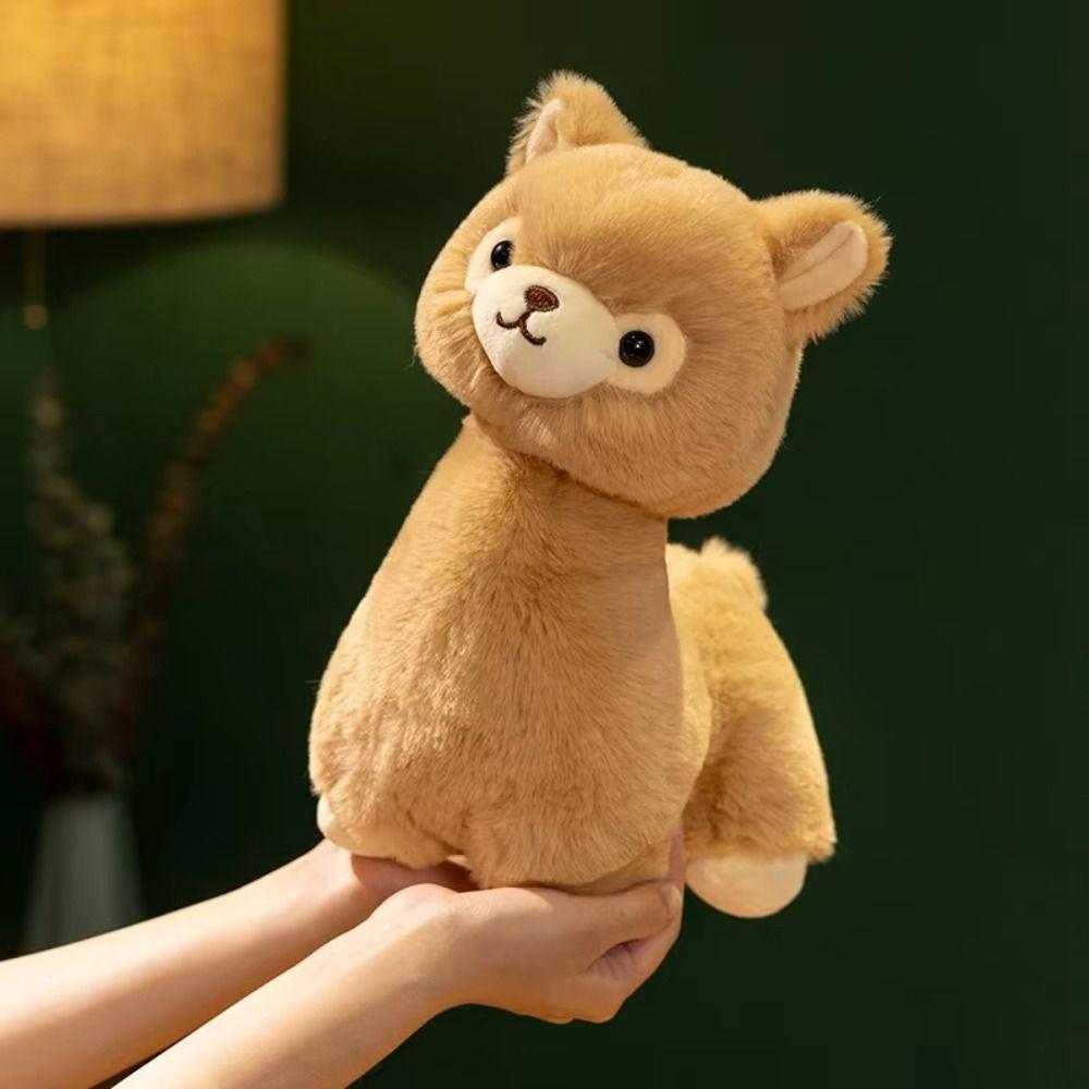 PP Cotton Alpaca Plush Toys Soft Animals Stuffed Toys Cute Plush Llama Dolls  Birthday Gifts