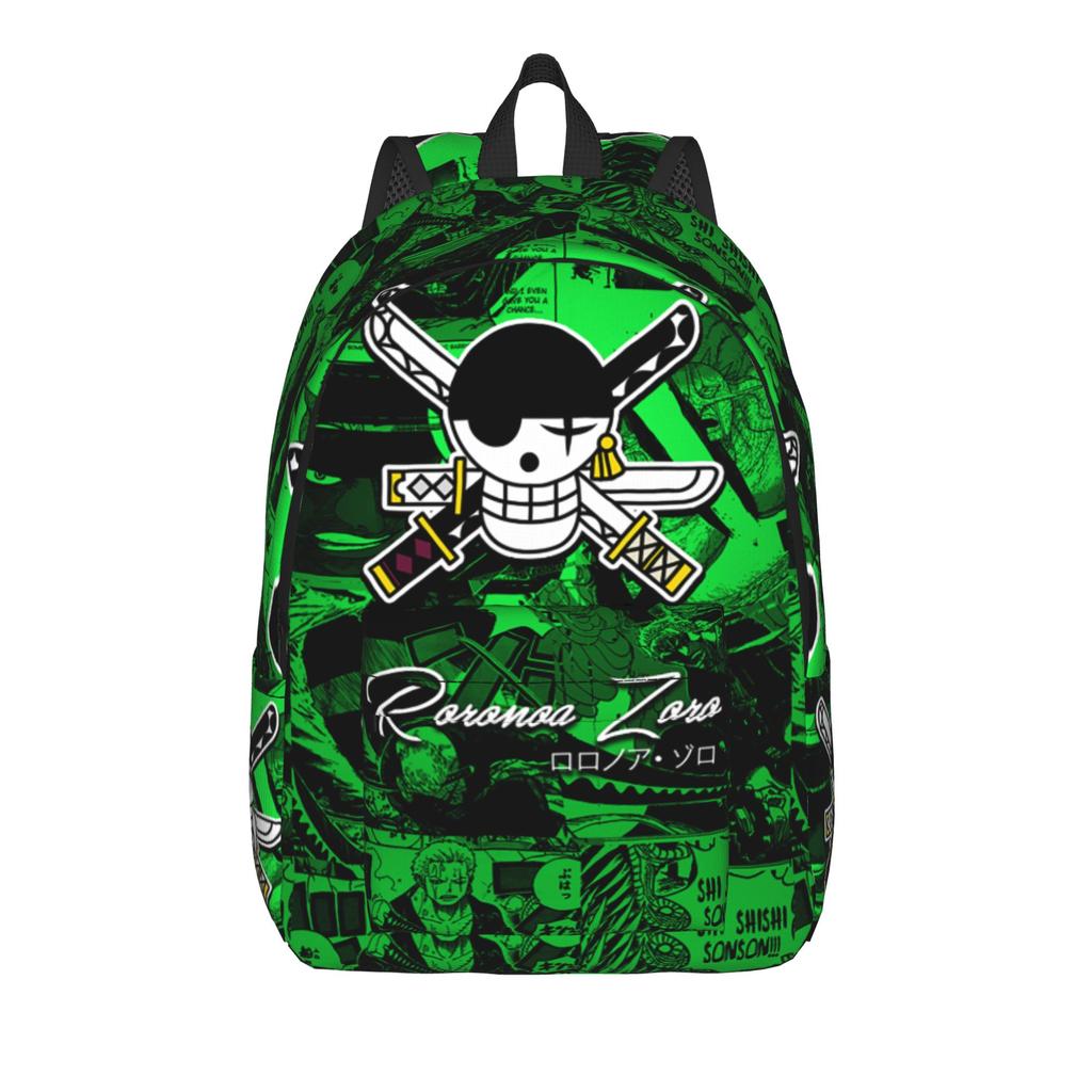 Японский Аниме Рюкзак для Мужчин Женщин Школы Работы Daypack One PiecePieces Япония Манга Колледжа Холщовые Сумки с Карманом