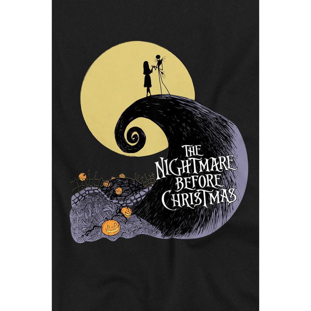Детская футболка с силуэтом Луны «Кошмар перед Рождеством»