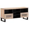 VidaXL TV Cabinet 100x34x46 Cm Solid Mango Wood, TV Bench, Hi-fi Cabinet, TV Console, TV Sideboard, Multimedia Cabinet, 377527