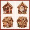3D Wooden House DIY Pearl Art Kit Pearl Beads 3D Wooden House Model  Indoor Use