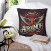 Квадратная наволочка для подушки с изображением группы Aerosmith, чехол на подушку, полиэстер, декоративная подушка, комфортная декоративная подушка для дома, спальни
