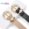 Pin Buckle Belt Ladies Solid Color Dress Jeans Decorative Belt