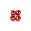 1/4Pcs Urethane Fingerboard Wheels PU+Metal Finger Skate Board Accessory Durable Bearing Wheel