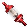 GOOFIT Красный прозрачный масляный фильтр CNC для квадроцикла, мотоцикла, скутера
