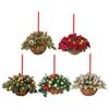 Garland Acrylic Christmas Pendant 2D Hanging Accessories Cartoon Hanging Basket Hanging  Gift
