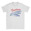 Men T-Shirts Les Sardines Fisherman Aesthetic Coastal Fish Fun Cotton Tee Shirt Short Sleeve T Shirt Crew Neck Tops Plus Size