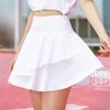 Короткая теннисная юбка Анти-ультрафиолетовая юбка Женская спортивная юбка с карманами Юбки с высокой талией Быстросохнущая двухэтажная юбка Защитная одежда от солнца